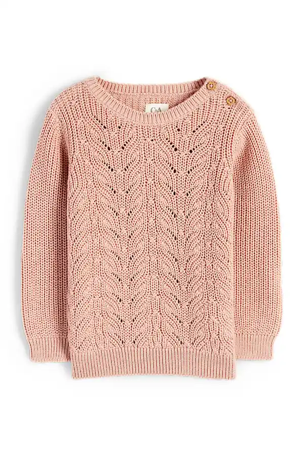 Bild 1 von C&A Baby-Pullover-Zopfmuster, Rosa, Größe: 62