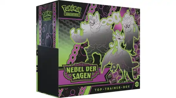 Bild 1 von POKÉMON Sammelkartenspiel - Top-Trainer-Box Karmesin & Purpur - Nebel der Sagen