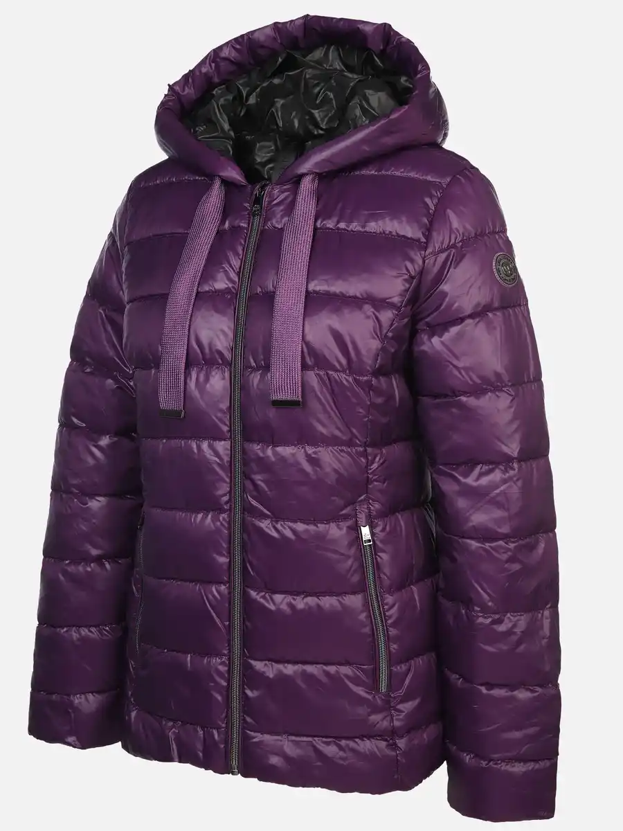 Bild 3 von Damen Steppjacke mit Kapuze Lila