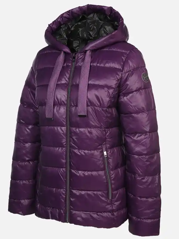 Bild 3 von Damen Steppjacke mit Kapuze Lila