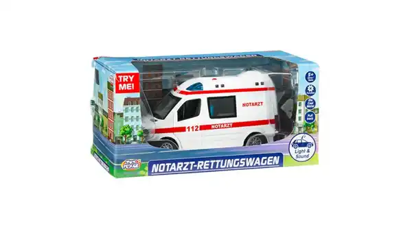 Bild 1 von Müller - Toy Place - Notarzt Rettungswagen mit Licht und Sound 1:32