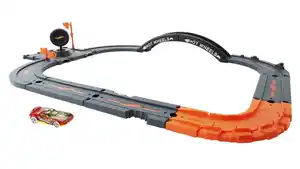 Hot Wheels City Erweiterungstrack Set, 10-teiliges Set mit 1 Fahrzeug, Geschenk für Kinder ab 4 Jahren