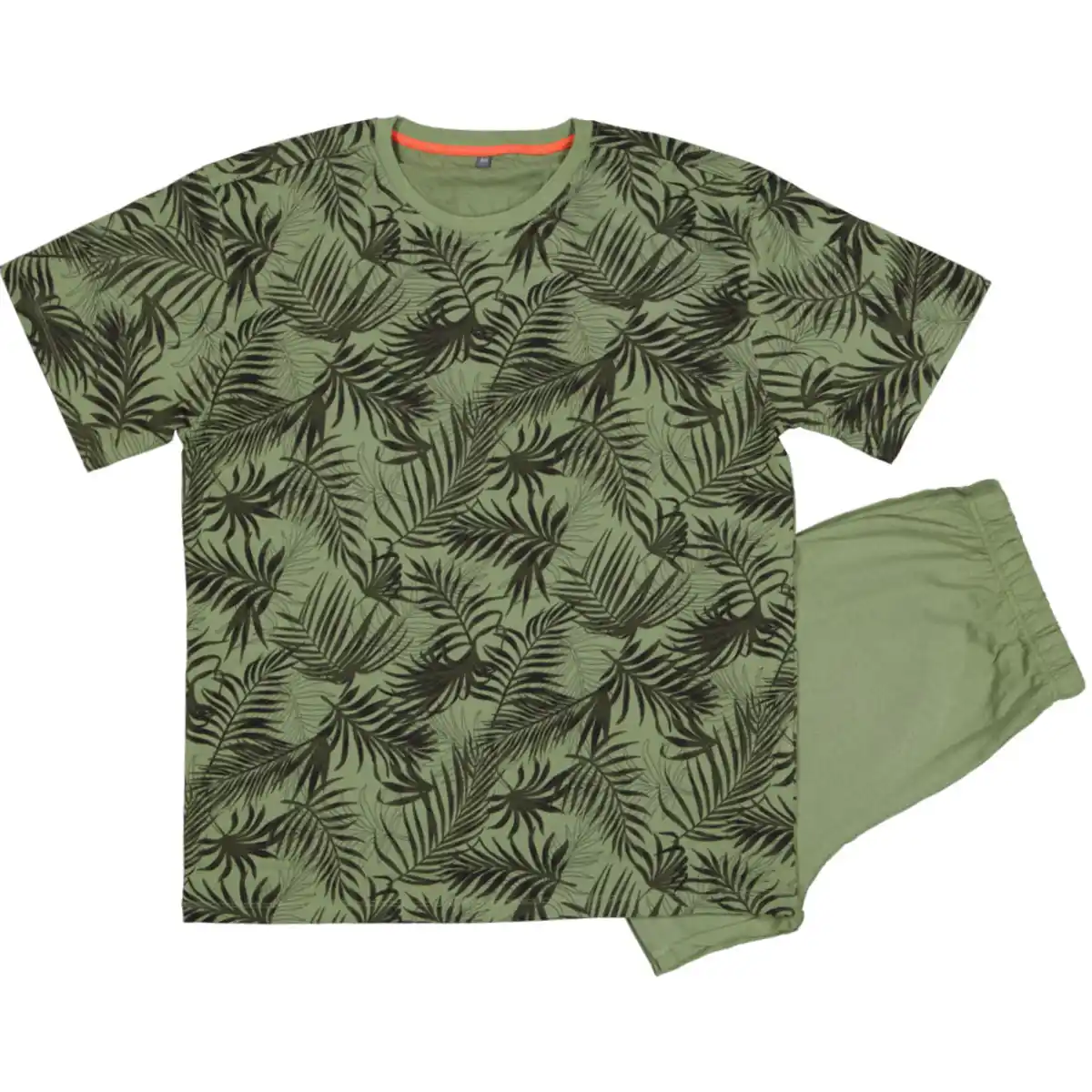 Bild 1 von Herren-Kurzpyjama, Olivgrün, M