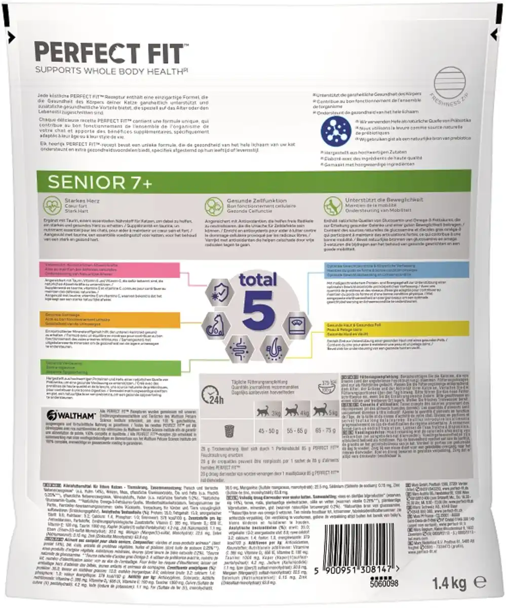 Bild 2 von Katze Beutel Senior 7+ mit Huhn 1,4kg