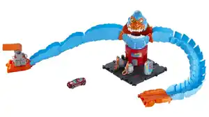 Hot Wheels City Nemesis Lab Gorilla Set inkl. 1 Spielzeugauto, Zubehör