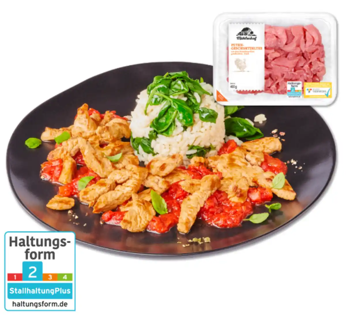 Bild 1 von MÜHLENHOF Frisches Puten-Geschnetzeltes*