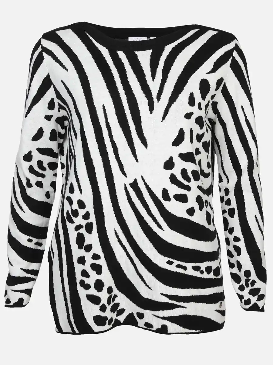 Bild 1 von Große Größen Strickshirt Schwarz