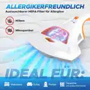 Bild 4 von Milben-Handstaubsauger UV-C Licht, Sterilisation u. Reinigung, Matratzensauger, HEPA-Filtration vern