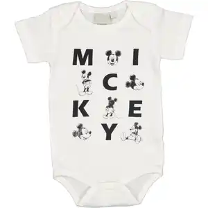 Babybody Micky, Weiß, 62/68