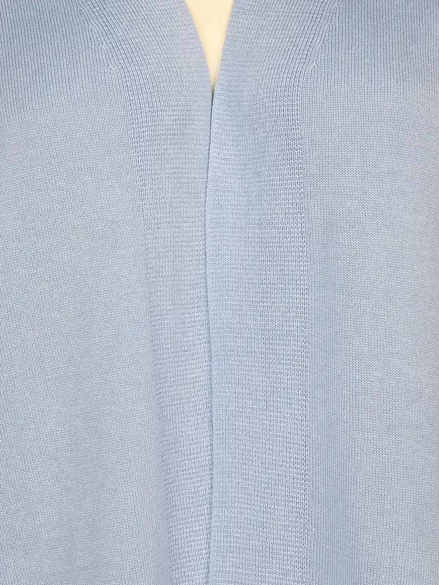Bild 3 von Große Größen Strickcardigan Blau