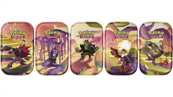 Bild 1 von POKÉMON Sammelkartenspiel - Mini-Tin-Box Karmesin & Purpur - Nebel der Sagen, sortiert, 1 Stück