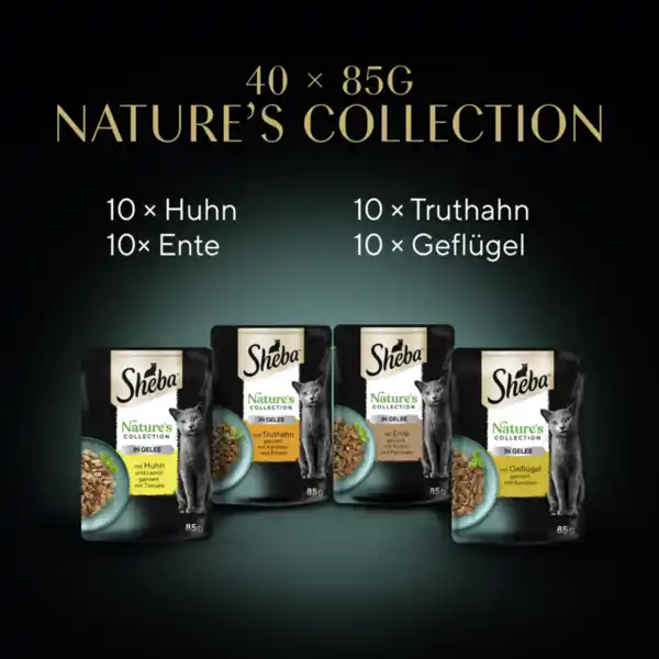 Bild 3 von NATURE'S COLLECTION Portionsbeutel Multipack Geflügel Variation in Gelee 40x85g