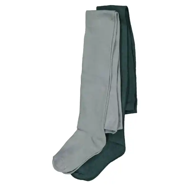 Bild 1 von Mädchen-Strumpfhose 2er-Pack, Grau, 134/140