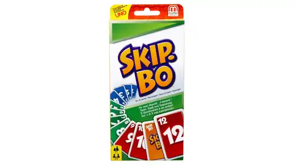 Bild 1 von Mattel Games SKIP-BO, Kartenspiel, Gesellschaftsspiel, Familienspiel, Kinderspiel