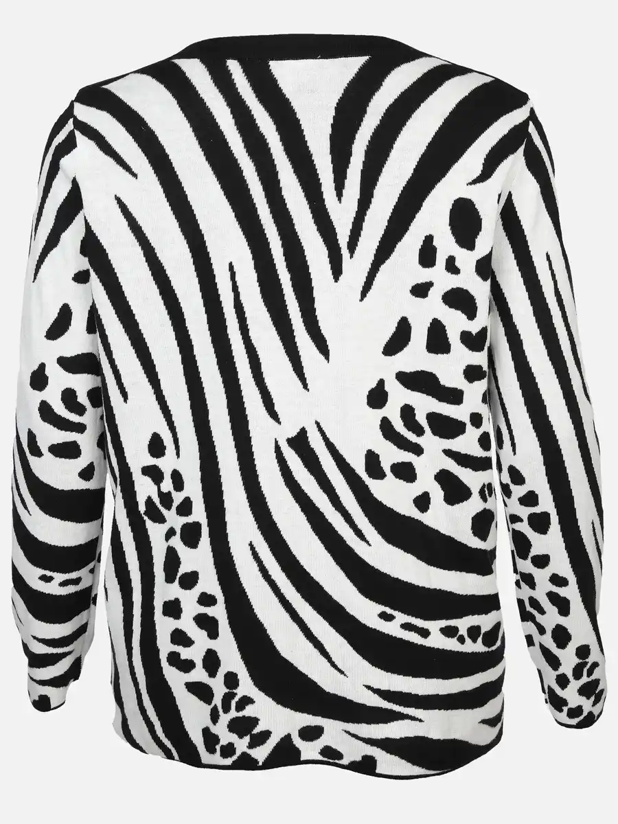 Bild 2 von Große Größen Strickshirt Schwarz