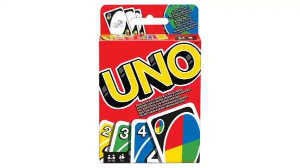 Bild 1 von Mattel Games UNO Kartenspiel, Gesellschaftsspiel, Familienspiel, Kinderspiel