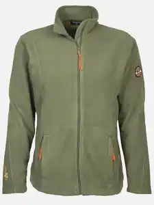 Herren Fleecejacke Oliv