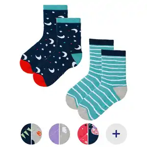 LILY & DAN Kinder Antirutsch-Socken, 2 Paar