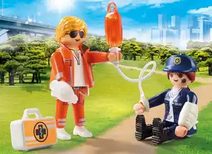 Playmobil 70823 DuoPack Notarzt & Polizistin 2er-Set