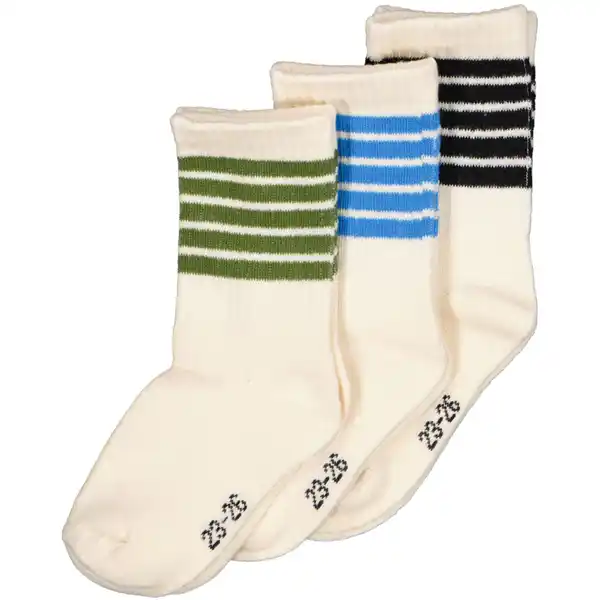 Bild 1 von Kinder Sportsocken 3er-Pack, Grün, 23/26