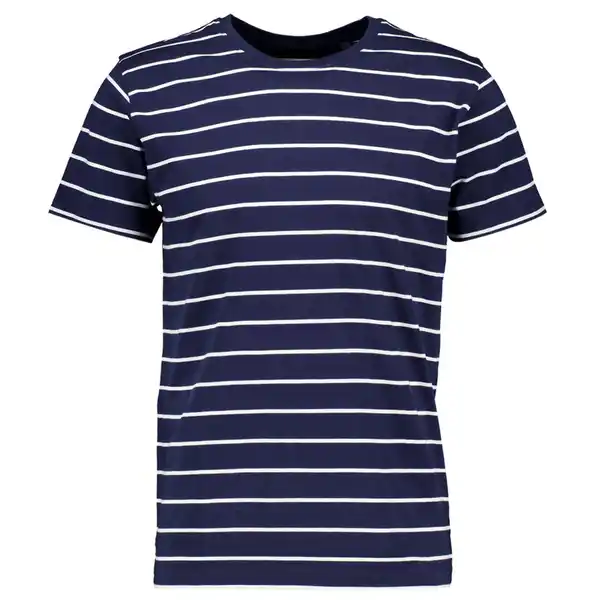 Bild 1 von Hern t-shirt Kurze Ärmel, Navy/Weiß, M