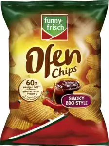 funny-frisch Ofen Chips Smoky BBQ Style, 125 g