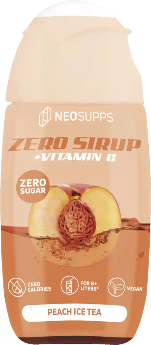 Bild 1 von Neosupps Zero Syrup - Peach Ice Tea, 65 ml