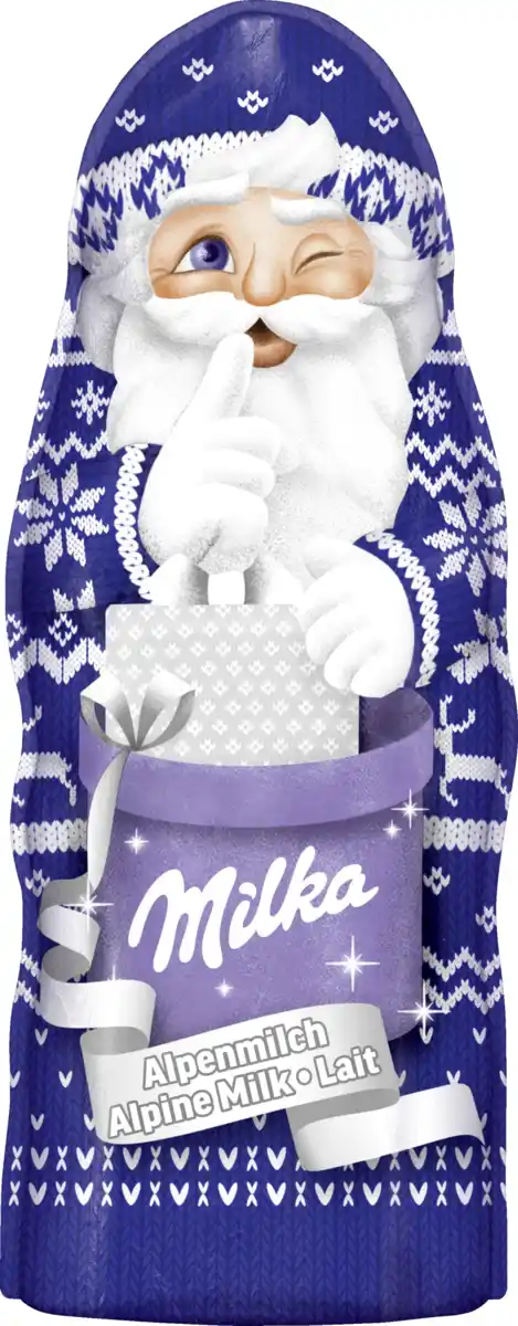 Bild 1 von Milka Weihnachtsmann Alpenmilch, 90 g