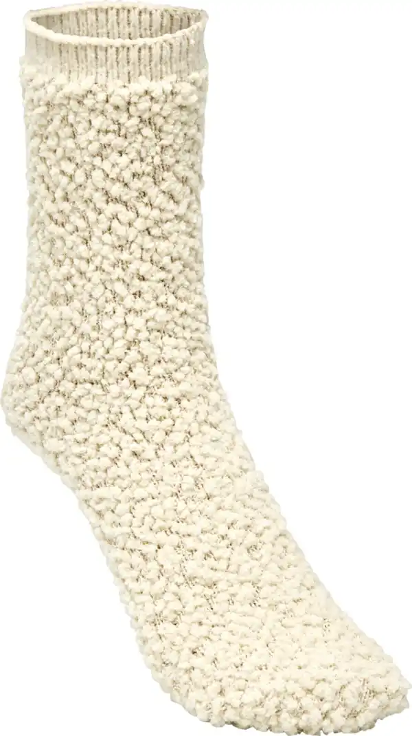 Bild 2 von IDEENWELT Bouclé-Kuschelsocken beige Gr. 35/38