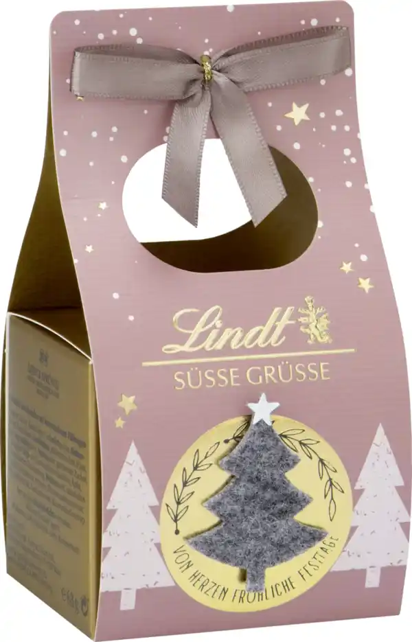 Bild 1 von Lindt Pralinés Süße Grüße Filz Edition kleine Tasche, 68 g