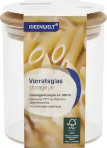 IDEENWELT Vorratsglas, 600 ml