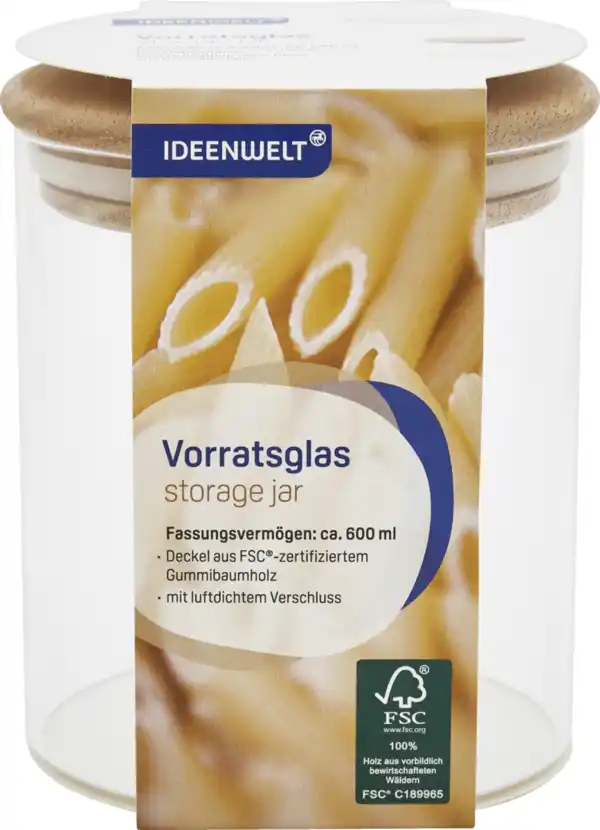 Bild 1 von IDEENWELT Vorratsglas, 600 ml