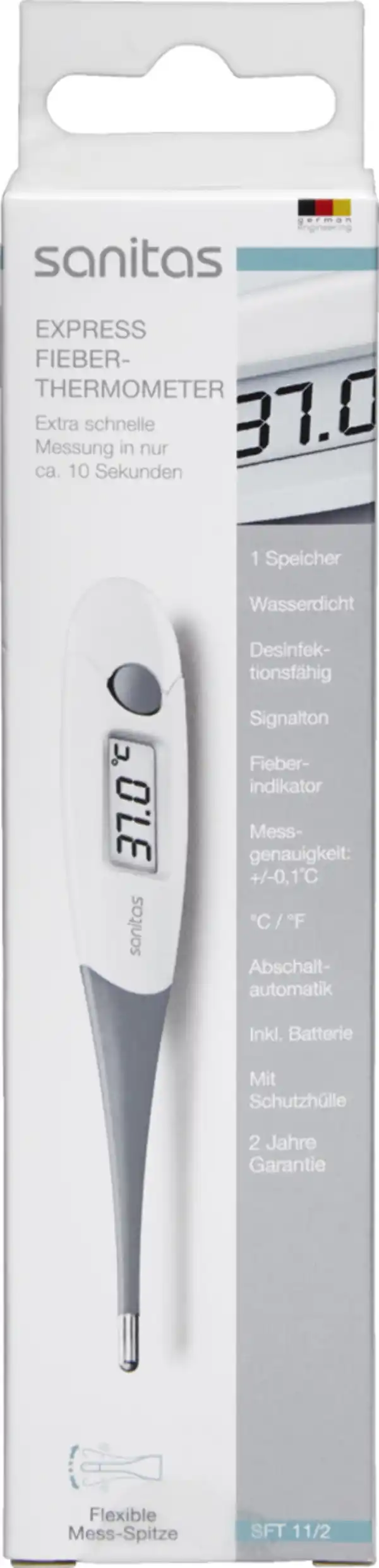 Bild 1 von Sanitas Digitales Fieberthermometer SFT 11/2