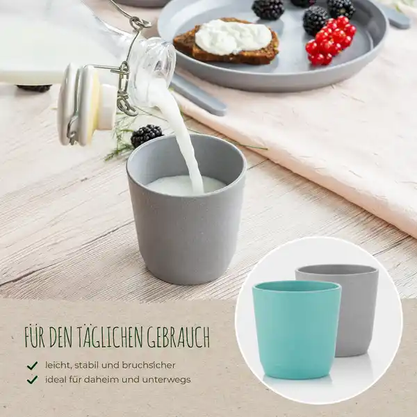 Bild 2 von reer Growing Becher 2er Set blau/grau