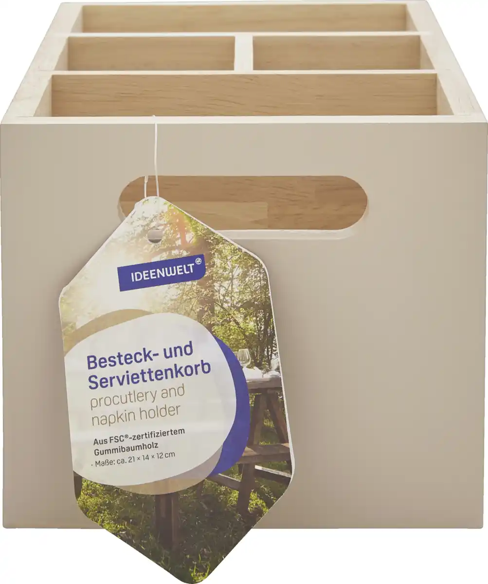 Bild 1 von IDEENWELT Besteck- und Serviettenkorb