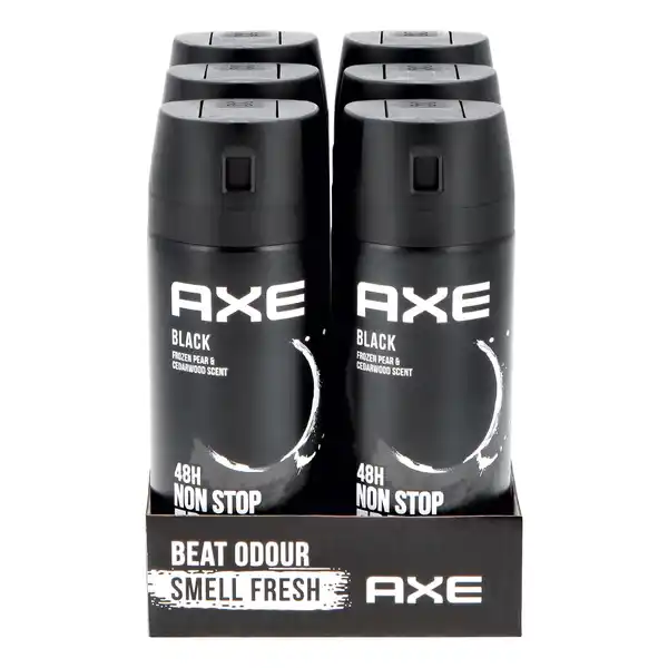 Bild 1 von Axe Bodyspray Black 150 ml, 6er Pack