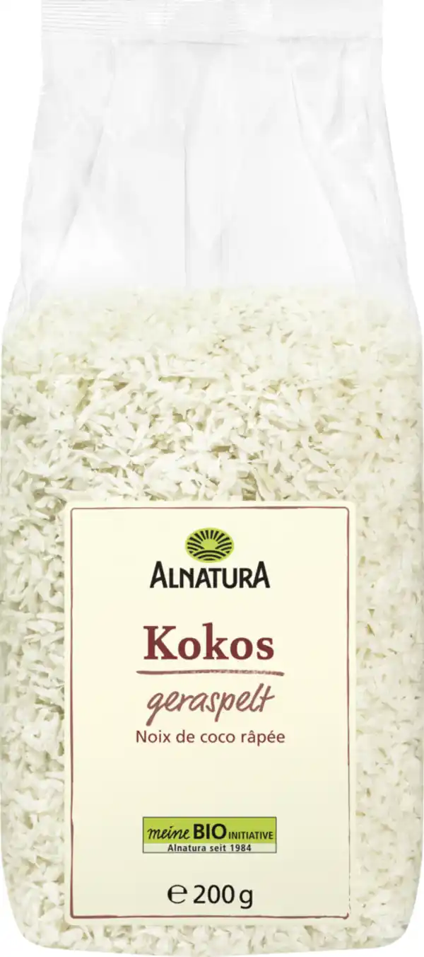 Bild 1 von Alnatura Bio Kokos geraspelt, 200 g