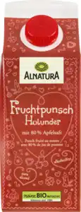 Alnatura Bio Fruchtpunsch Holunder, 750 ml