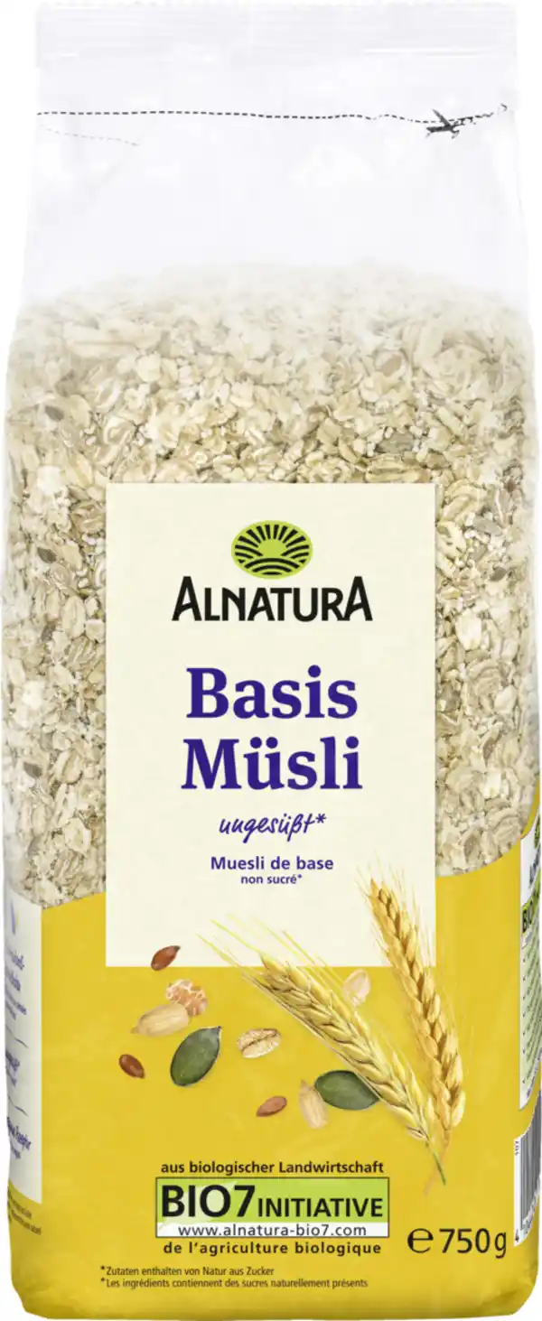 Bild 1 von Alnatura Bio Basis Müsli, 750 g