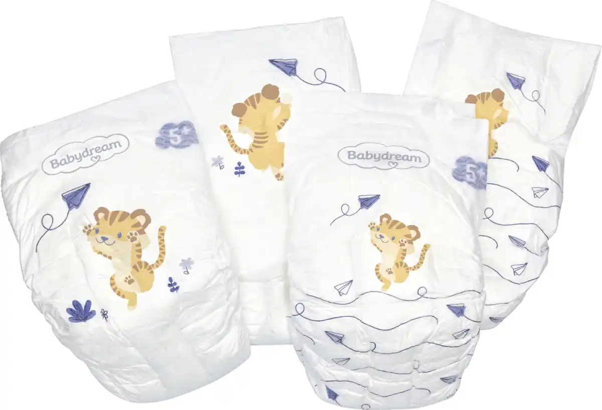 Bild 3 von Babydream Premium Windeln Monatspack Junior+ Gr. 5+, 132 Stück, 11-17 kg