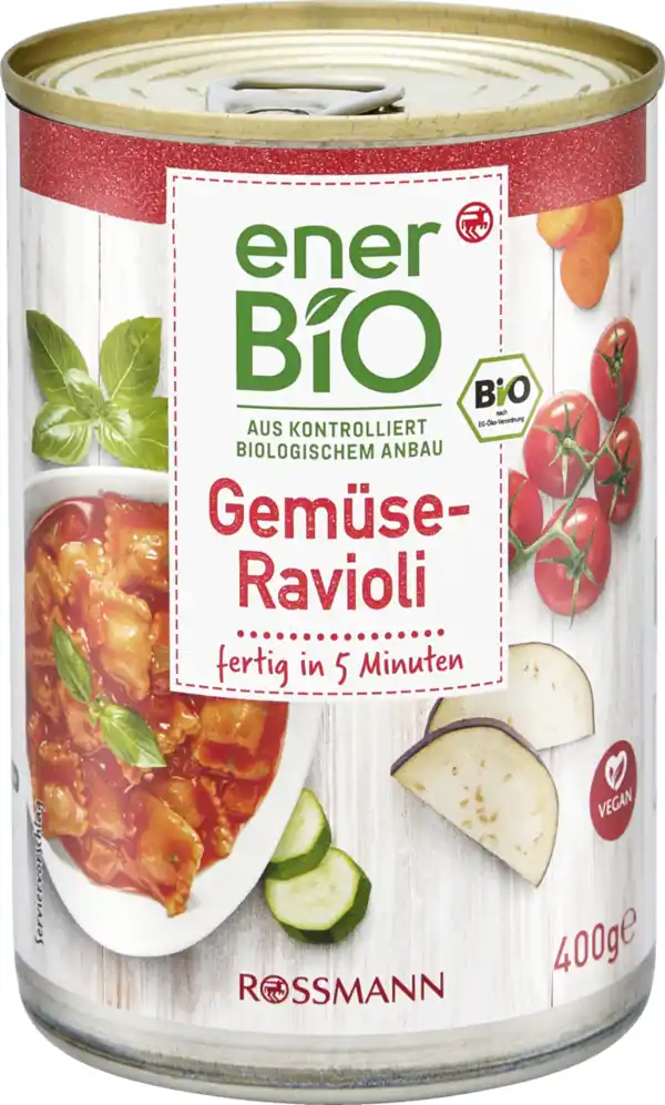 Bild 1 von enerBiO Gemüse-Ravioli, 400 g