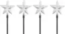 Bild 1 von IDEENWELT Solar-Gartenstecker Sterne, 4er-Set