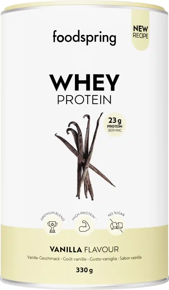 Bild 1 von foodspring Whey Protein Vanille, 330 g
