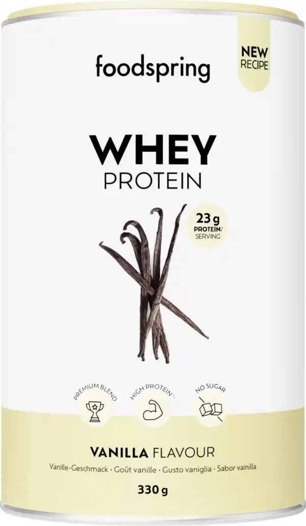 Bild 1 von foodspring Whey Protein Vanille, 330 g