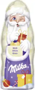 Milka Weihnachtsmann, weiße Schokolade, 45 g