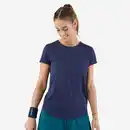 Bild 1 von Damen T-Shirt Tennis Rundhals - Dry Essentiel 100 marineblau