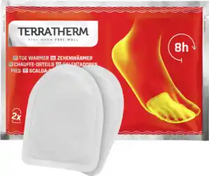 TerraTherm Zehenwärmer, 1 Paar - 8h Wärme