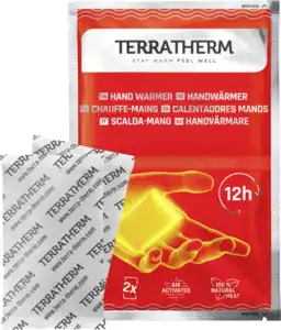 TerraTherm Handwärmer, 1 Paar - 12h Wärme