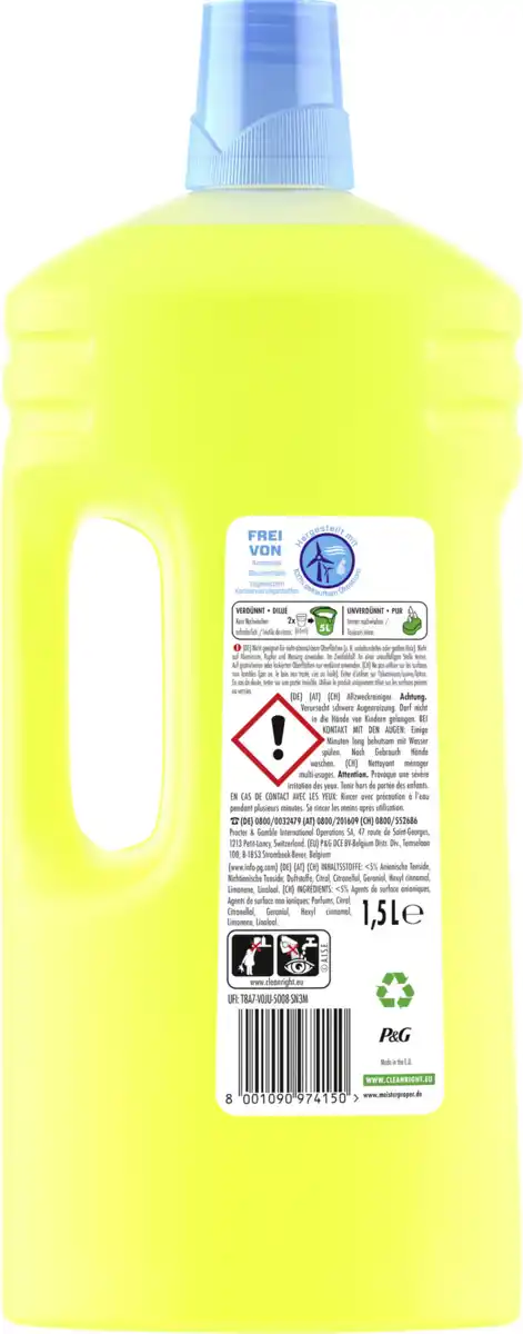 Bild 1 von Meister Proper Allzweckreiniger Citrusfrische, 1,5 L