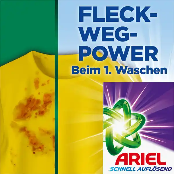 Bild 4 von Ariel Color+ Pulver Colorwaschmittel 50WL, 50 WL